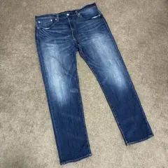 LEVI'S PREMIUM 暖パン　デニム　ダークブルー W34 股下74㎝