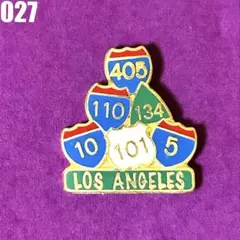 027ヴィンテージ ピンズ ピンバッジ LOS ANGELES 高速道路のサムネイル