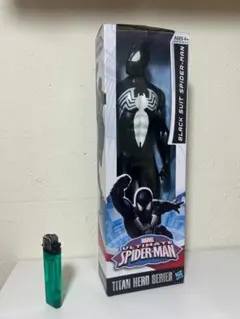 ハズブロ マーベル タイタンヒーロー ブラック スパイダーマン Marvel