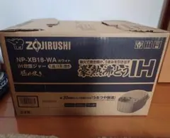 象印 炊飯器 1升 極め炊き IHタイプ ホワイト NP-XB18-WAのサムネイル