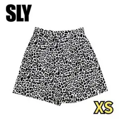 SLY スライ レオパード柄 ショートパンツ 0サイズ 豹柄 Y2K アーカイブ