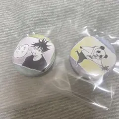 呪術廻戦　パンダ　伏黒恵　缶バッジ