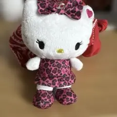 ハローキティ ヒョウ柄ドレス ぬいぐるみ - メルカリ