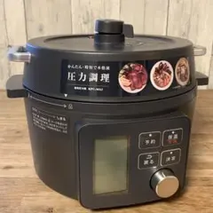 《全付属品有》アイリスオーヤマ　 電気圧力鍋 KPC-MA2 ブラック 2.2Lのサムネイル