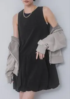 ⭐️極美品⭐️JEANASIS ジーナシス　バルーンミニワンピース　フリーサイズ