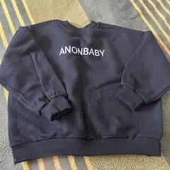 ANONBABY 黒 トレーナー
