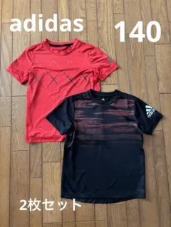 adidas アディダス ティシャツ テニス ジュニア 男の子 140 2枚