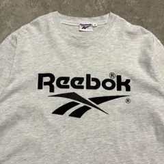90s Reebok リーボック ロゴtシャツ グレーのサムネイル