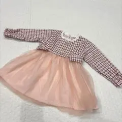 女の子　入園式　セレモニー　フォーマル　ワンピース　90