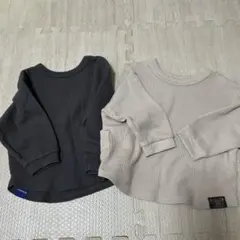 BREEZE ワッフル長袖　80サイズ