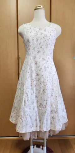 d*2様 ジェーンマープル　花柄チュールワンピース