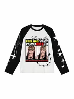 BFET Y2K Portrait Long Sleeve Raglan