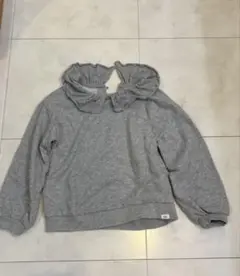 GAP グレー フリル付きスウェットS