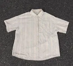 00s stripe shirt yellow 短丈 sk8 cityboy