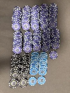 カジノチップ　まとめ売り140枚