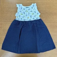 ❤︎SUCRE❤︎ドッキングノースリーブワンピース 110のサムネイル