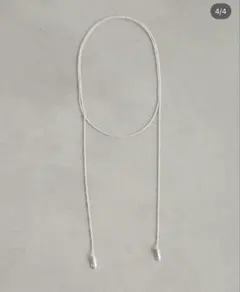 long chain choker ラポドゥジェム　silver 2026年最新】la peau de gem. アクセサリーの人気アイテム - メルカリ