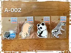 面白アーティスティックステッカー「大」４枚セットA-002