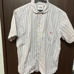 ダントン　ストライプ　半袖シャツ　DANTONのサムネイル
