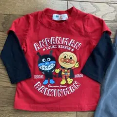 アンパンマン バイキンマン Tシャツ 80