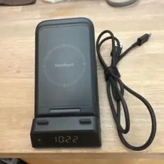SwanScout ワイヤレス充電器 デジタル時計付き