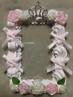 ホイップデコ　B8　ティアラ　薔薇