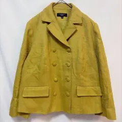 TALBOTS【12P】ダブルブレスト テーラードジャケット マスタード　長袖のサムネイル