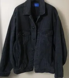 メンズ　LANE ブラックデニムジャケット