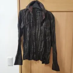 HIGH STREET シャツ ダークブラウン Lサイズのサムネイル
