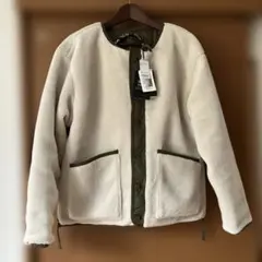 ミリタリー リバーシブル クルーネック ダウンジャケット