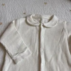 ［美品］ワッフル　ロンパース 80 ユニクロ