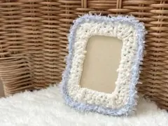 ♡ もこもこ フリル トレカケース B8 編み物 ♡ ⑦