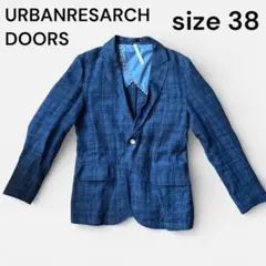 URBAN RESEARCH DOORS リネン　テーラードジャケットのサムネイル