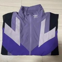 adidas 紫 ナイロンジャケット ASIA J