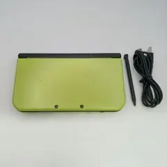 【動作確認済】 NEWニンテンドー3DSLL本体 上ips液晶 ライムブラック