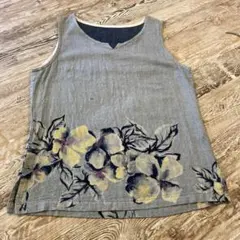 パラスパレス花柄プリント タンクトップ ノースリーブのサムネイル