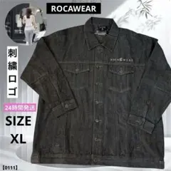 ROCAWEAR ロカウェア デニム Gジャン 刺繍ロゴ Size XL