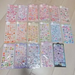 ぷっくり 3D ボンボンドロップ シール セット（バラ売り可）