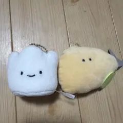 にっこりーノ 中華料理のぬいぐるみ シュウマイ 白身魚のフライ キーホルダーのサムネイル