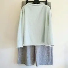 美品　XXL ユニクロ　ルームウェア　フリース　上下セット