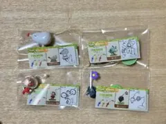 チョコエッグピクミン　岩ピクミン・モス・ブタドックリ・新人レスキュー 4点セット