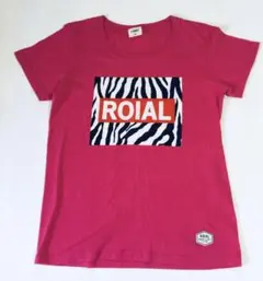 ロイヤル ＲＯＹＡＬ Tシャツ ピンク　Ｍサイズのサムネイル
