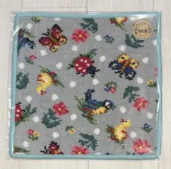 ぴーなつ様専用❗️新品☆フェイラー　ハイジドット　ハンカチ　グレー×グリーン