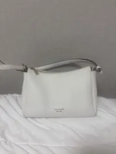 Kate Spade ノット ミディアム ショルダーバッグ レザー ホワイト