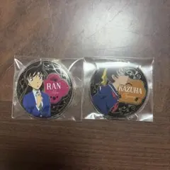 명탐정 코난 모리 란 토야마 카즈하 캔 배지 2 개 세트