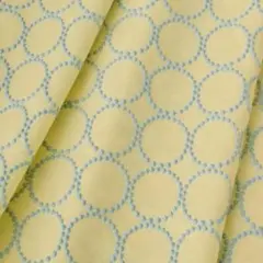 ミナペルホネン タンバリン　イエロー×ライトブルー