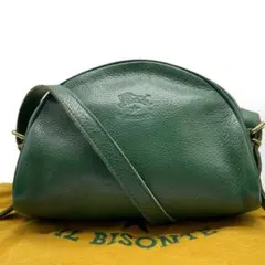 極美品　ILBISONTE　イルビゾンテ　ショルダーバッグ　ハーフムーン　保存袋