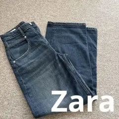 ZARA ワイドデニムパンツ EUR32 XS相当 試着のみ 未使用に近いのサムネイル