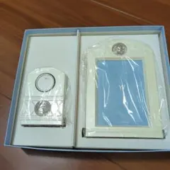 ウェッジウッド　写真立て＆時計セット　WEDGWOOD　フォトフレーム＆クロック