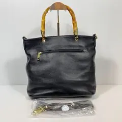 『ear PAPILLONNER』バンブー レザー 2way ショルダーバックのサムネイル